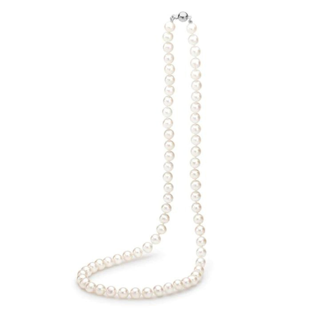 Freshwater Pearl Strand with Silver Clasp