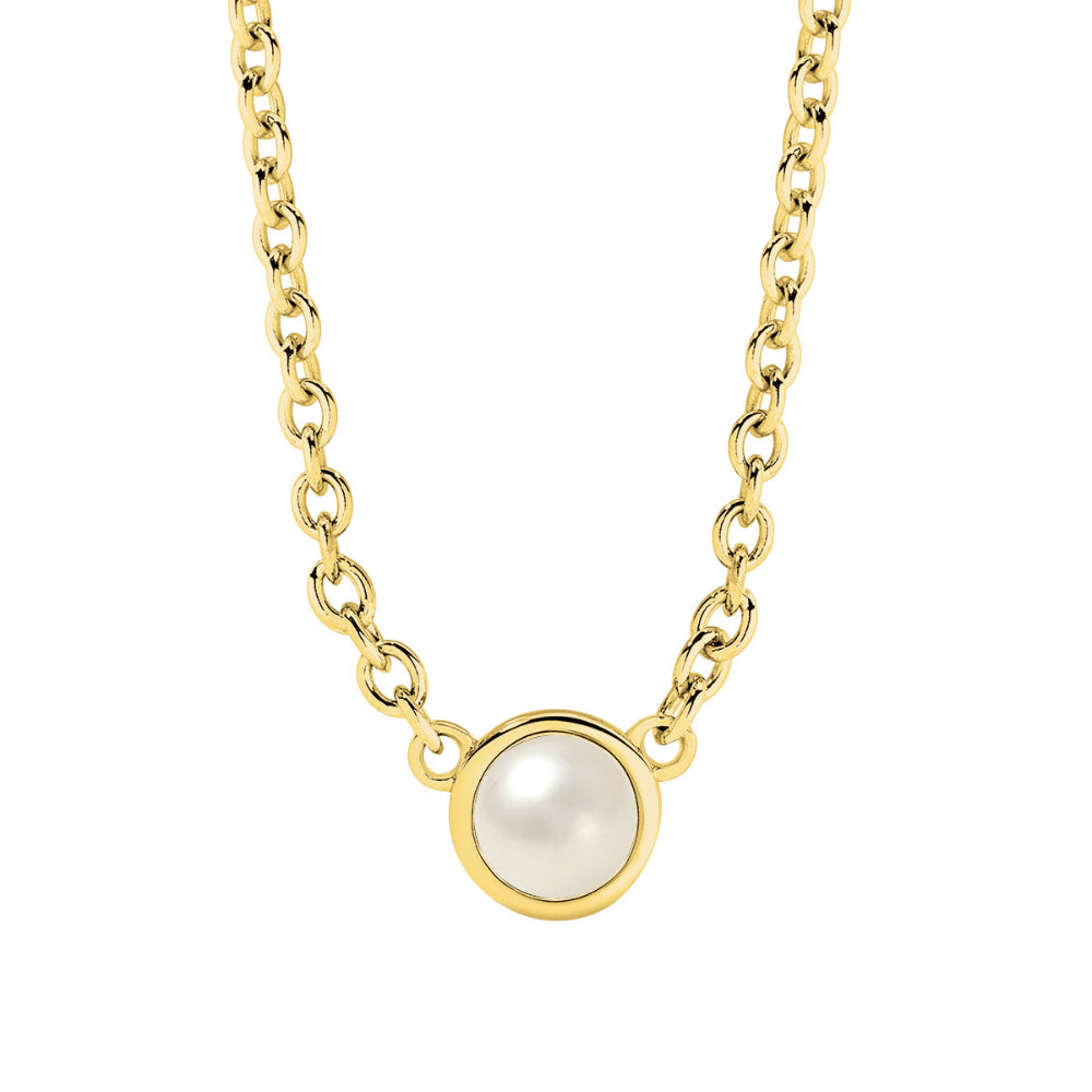 Freshwater Pearl, Gold Necklace