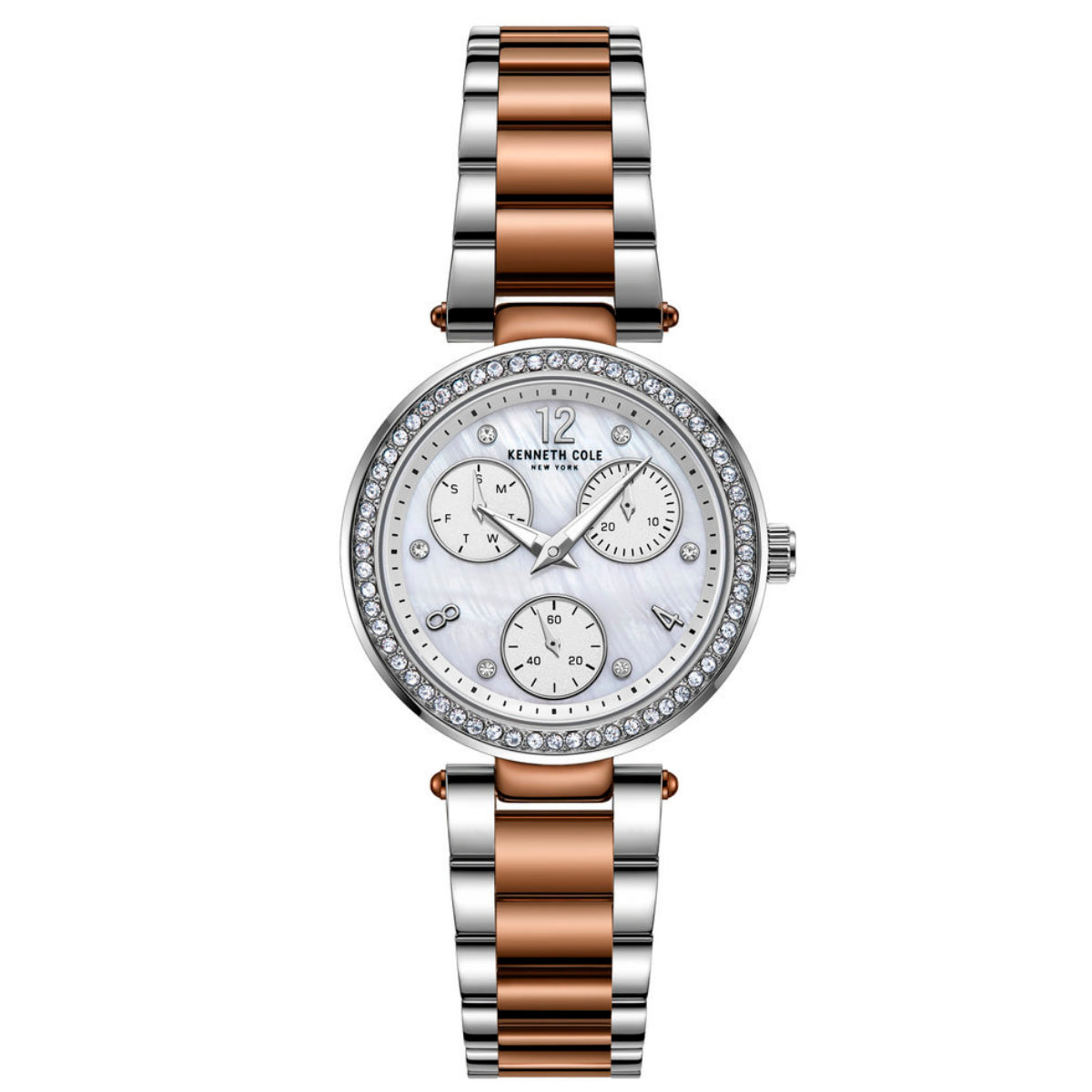 Kenneth Cole Two Tone Mother of Pearl watch KC51065015