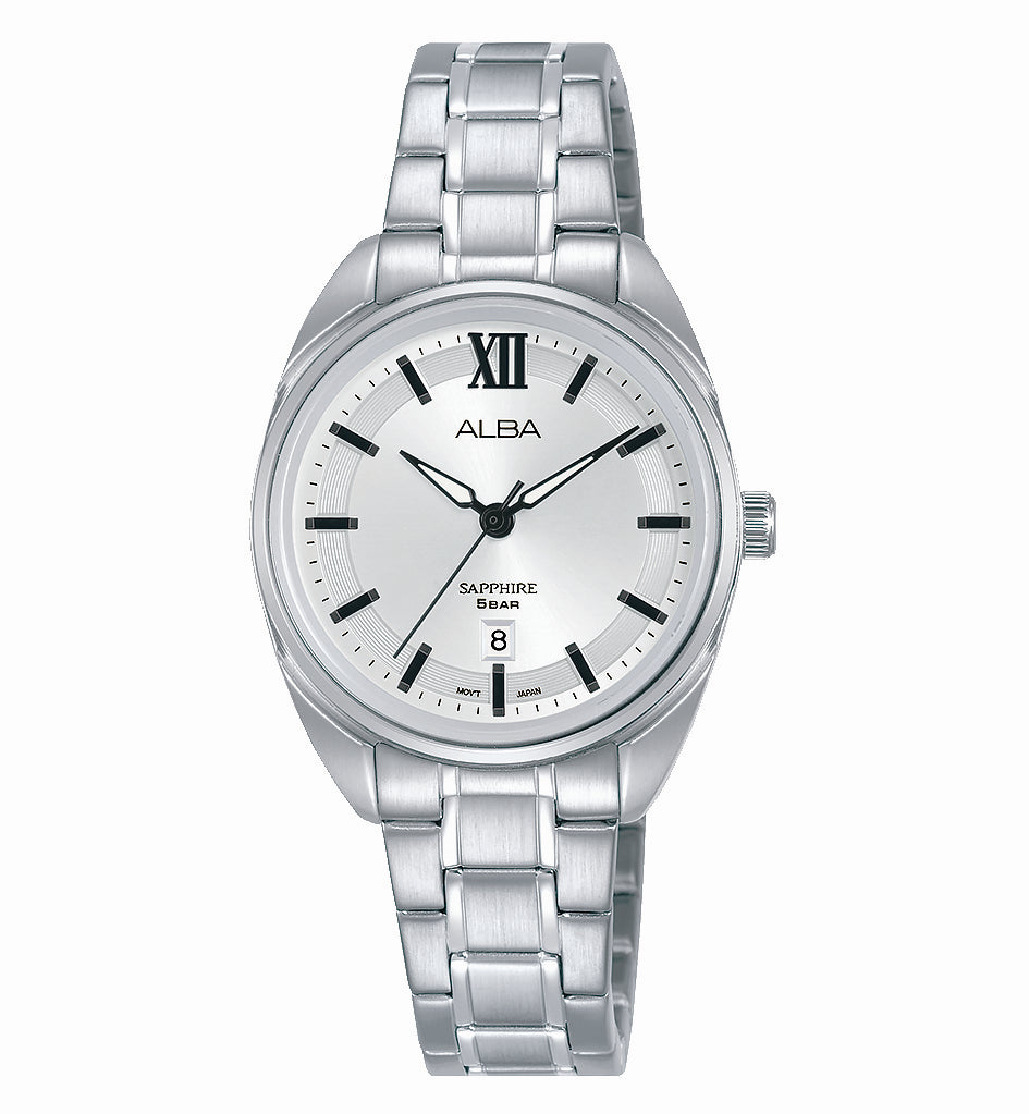 ALBA by Seiko Prestige Ladies Silver Watch AH7Y59X1