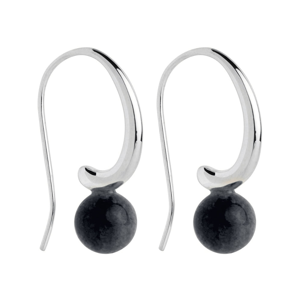 Fern Black Onyx Earrings E6912