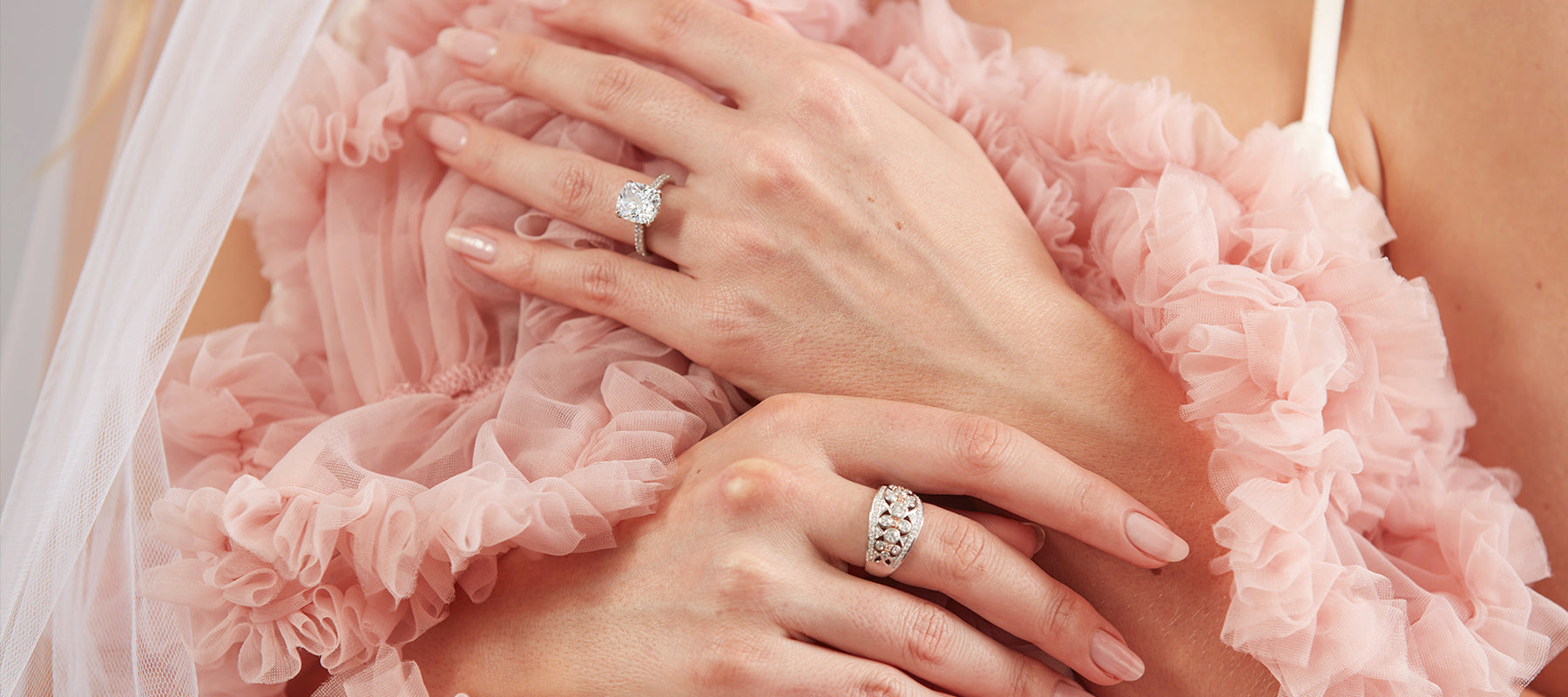 The Sarah Ring - Cushion Trilogy Engagement Ring