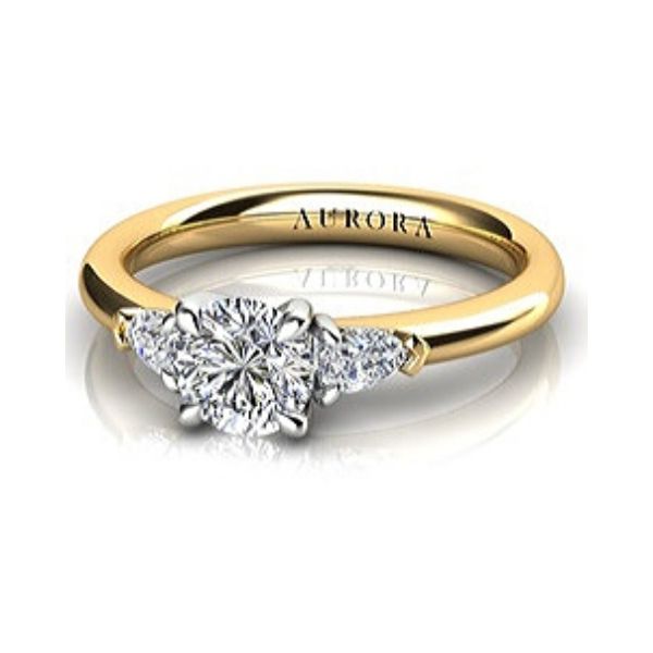 Diamond Ring Aurora Gold & Platinum