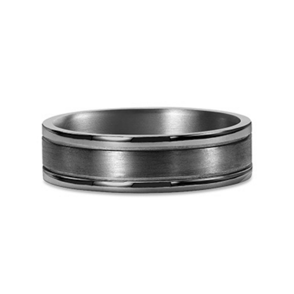 Tantalum 6mm Brushed Ring