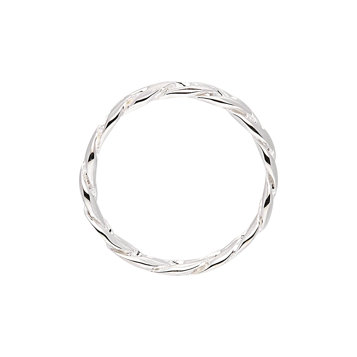 Najo Curb Silver Ring R6526M