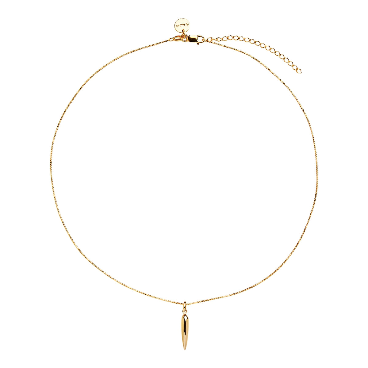 Chilli Drop Gold Necklace N6720