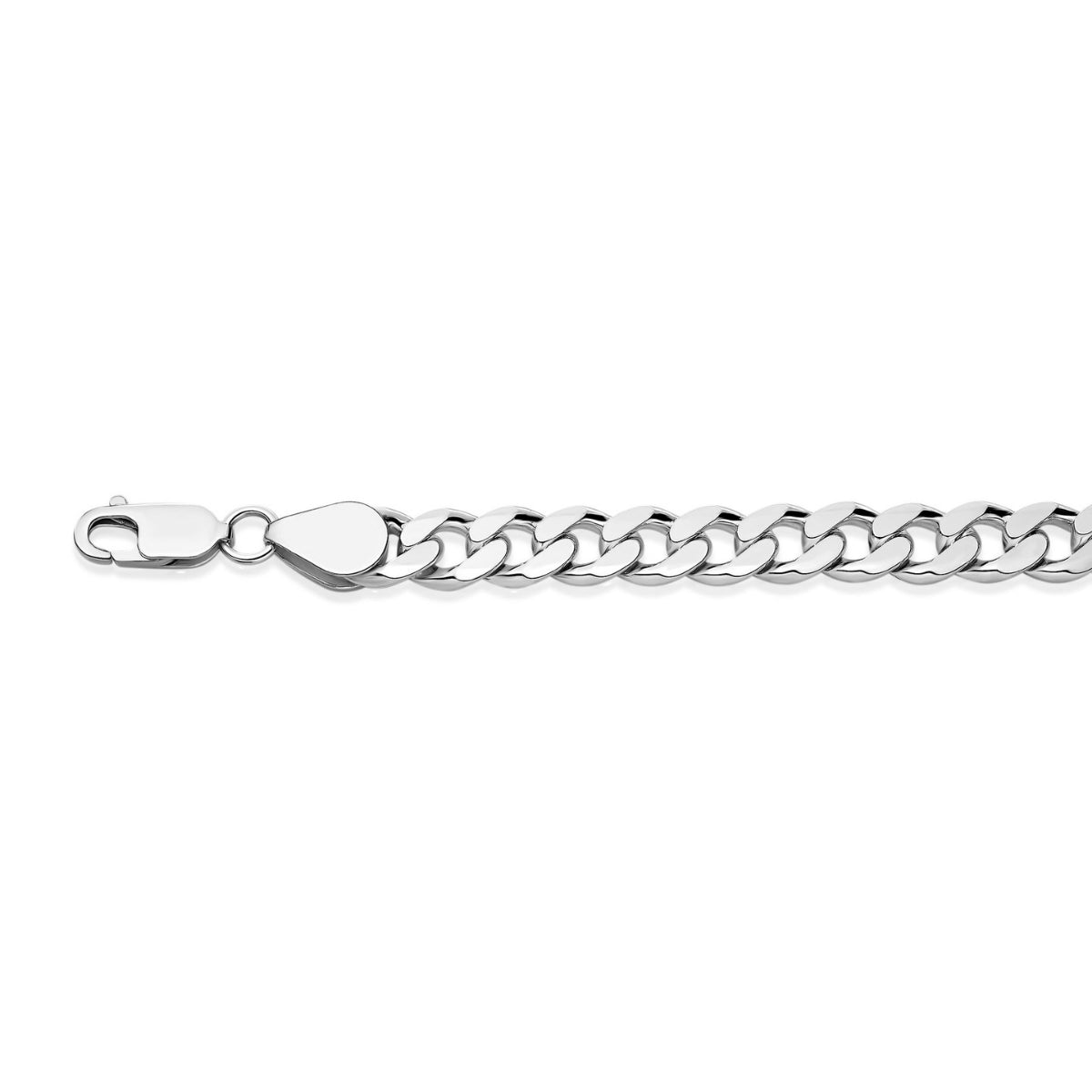 Sterling Silver 21cm Curb Bracelet
