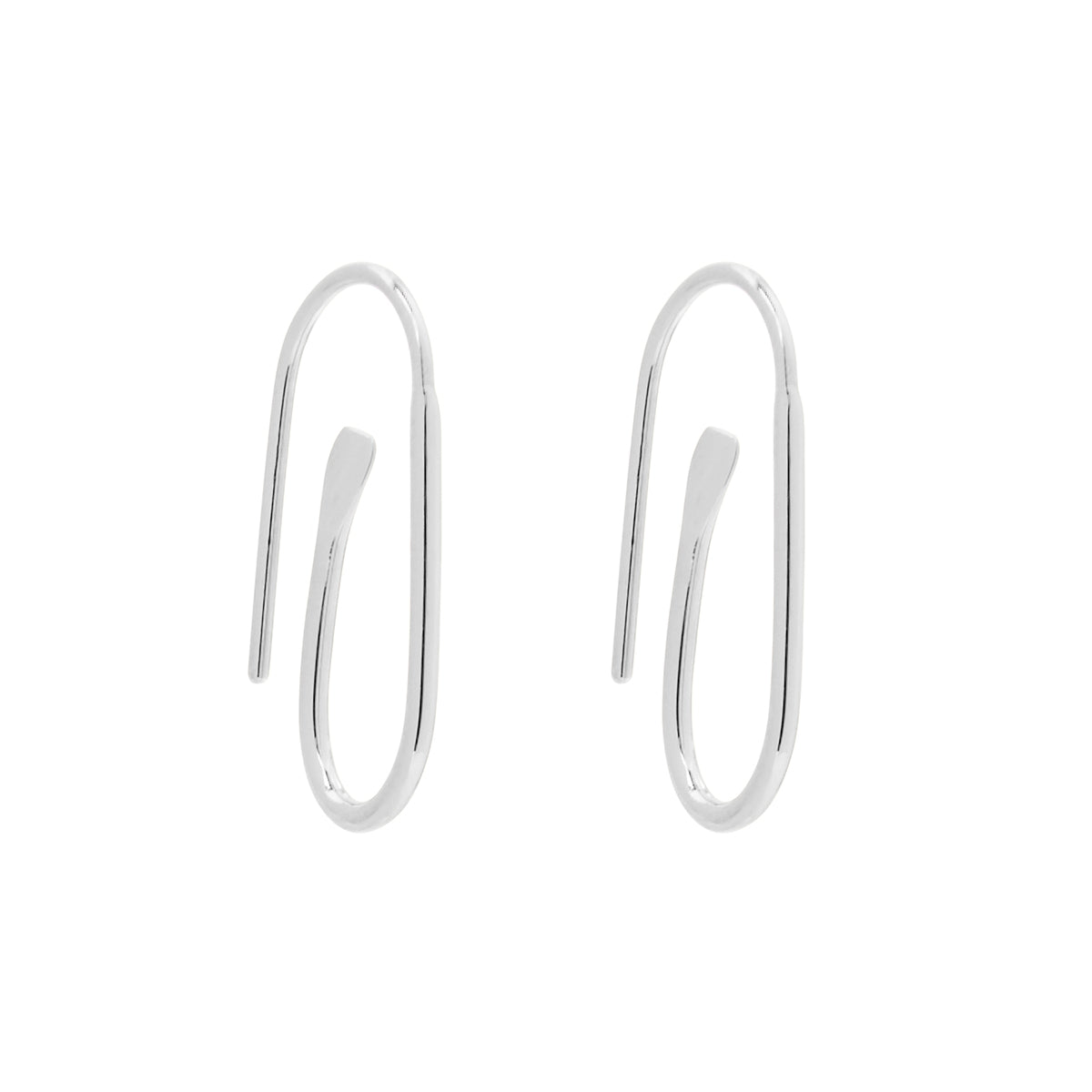 Small Paperclip Earring E6654