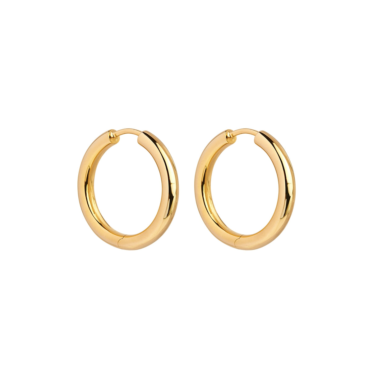Subtle Gold Huggie Earring E6718