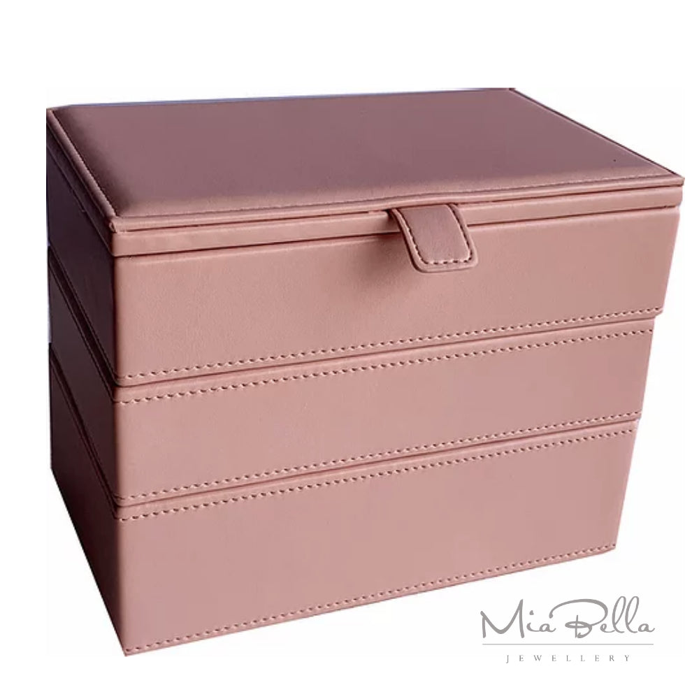 Pink Stackable Jewellery box